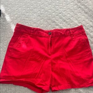 LOFT Bright Red Women's Casual Shorts